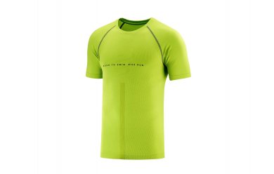 Compressport Raining Tshirt Ss - Born To Swimbikerun 2020