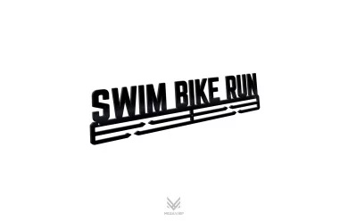 Swim bike run /Держатель для медалей