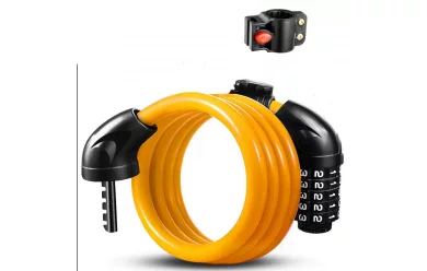 Daquan Bike Lock12mm\1250mm Orange Кодовый / Замок противоугонный