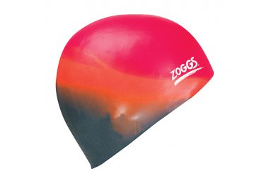 Zoggs Multi Colour Cap (оранжевый/серый)/ Шапочка для плававния 