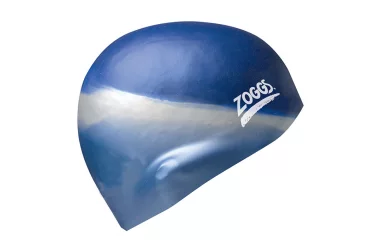 Zoggs Multi Colour Cap (серебристый/синий) / Шапочка для плававния
