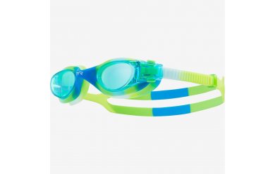 TYR Vesi Tie Dye Junior Green Blue / Очки для плавания подростковые