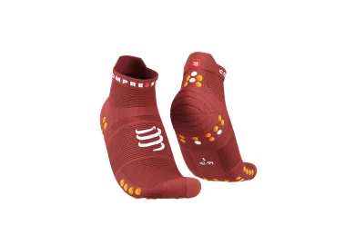 Compressport Pro Racing Socks V4.0 Run Low - Brown - Orange / Носки беговые