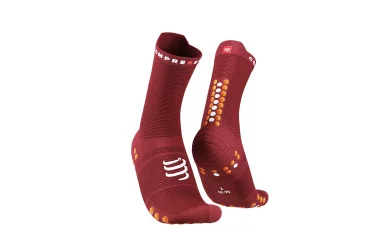 Compressport Pro Racing Socks V4.0 Run High - Brown - Orange / Носки беговые