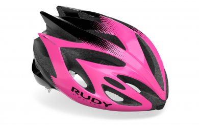 Rudy Project RUSH Pink Fluo - Black Shiny M / Шлем