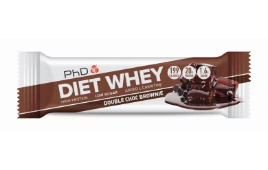 PhD Diet Whey Bar Двойной Шоколад Брауни / Батончик протеиновый диетический (65g)