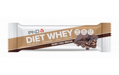 PhD Diet Whey Bar Темный Шоколад Мокко / Батончик протеиновый диетический (65g)