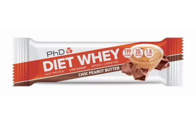 PhD Diet Whey Bar Шоколад-Арахисовое Масло / Батончик протеиновый  (65g)