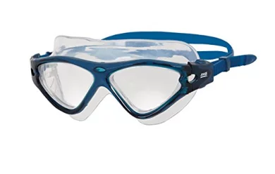 Zoggs Tri-Vision Mask (прозрачный/голубой) / Очки для плавания