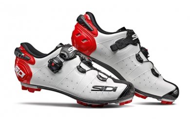 Велотуфли SIDI MTB DRAKO 2 Carbon SRS белый/черный/красный