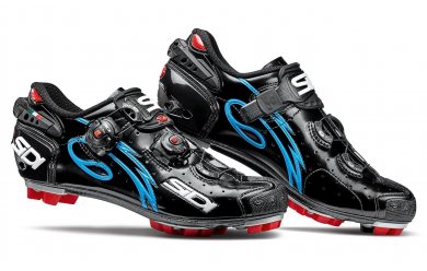 SIDI MTB DRAKO Carbon SRS WOMAN / Велотуфли MTB (черный/голубой)