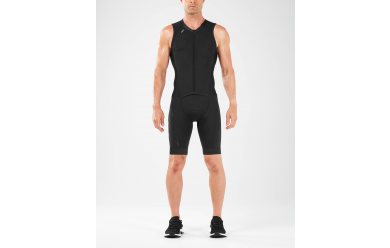 2XU Compression FullZip Trisuit / Мужской компрессионный стартовый костюм без рукавов