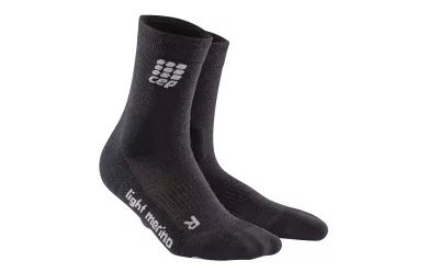 CEP Outdoor Light Merino Mid-Cut Socks / Женские компрессионные носки, тонкие, с шерстью мериноса