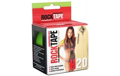 Rocktape H2O 5cm x 5m / Кинезиологический тейп экстра-водостойкий лаймово-зеленый