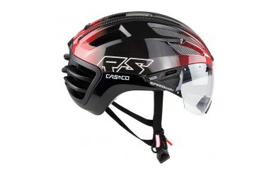 Casco SPEEDairo2 Black Red Gradient + визор Vautron Visor Фотохром