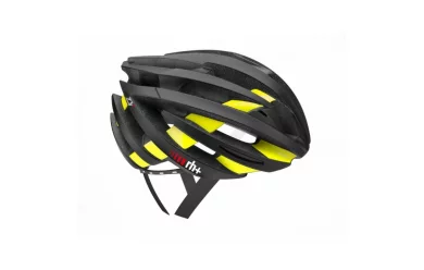 Zerorh+ ZY (Matt Black-Bridge Shiny Yellow Fluo) / Шлем велосипедный