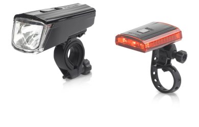 XLC Led Battery Lights Set Usb Titania CL-S16 / Комплект фонарей с USB