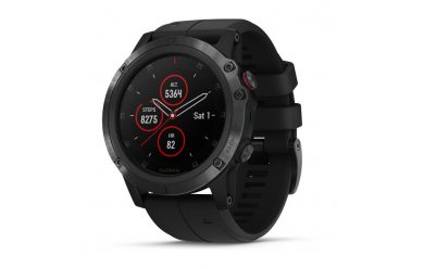 Garmin Fenix 5X Plus Sapphire Черный / Смарт-часы беговые с GPS, HR и Garmin Pay