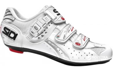 SIDI Genius 5-Fit Carbon Белый\Белый / Мужские шоссейные велотуфли