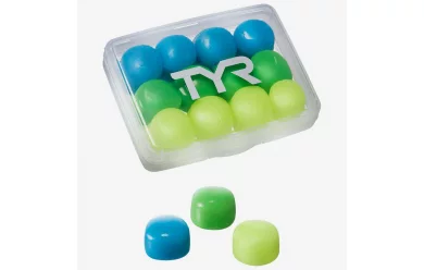 TYR Kids’ Soft Silicone Ear Plugs - 12 Pack (6 Pairs) / Беруши для бассейна