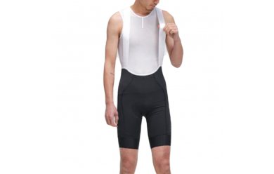 GRC Tech Bib Shorts Black-White Strap / Велотрусы