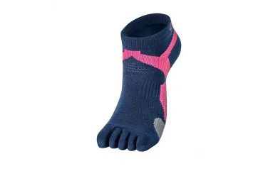 Phiten Metax Blue Pink / Беговые суппортированные носки с раздельными пальцами  