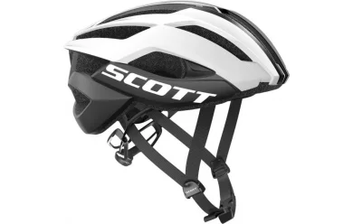Scott Arx Plus white/black / Шлем велосипедный