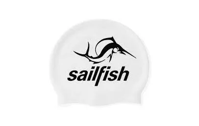 SailFish Silicon Cap White / Шапочка для плавания