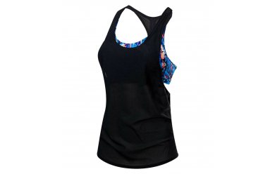 TYR Anzan Harper 2in1 Tank Black Navy blue / Топ с майкой