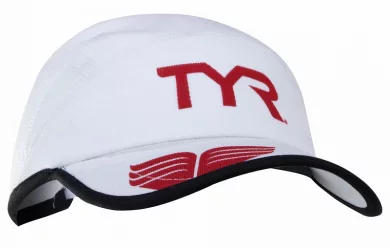 Running cap TYR / Беговая кепка белая