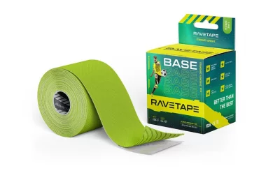 RaveTape BASE 5X5 — Лайм (LIME) / Кинезиологический тейп