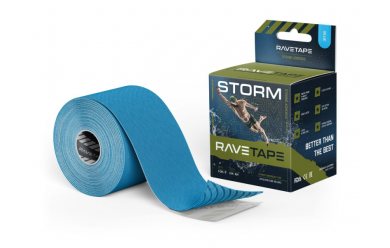 RaveTape STORM 5X5 — Голубой (BLUE) / Кинезиологический тейп