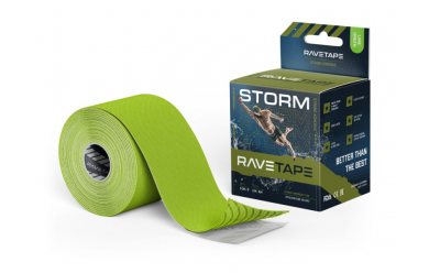 RaveTape STORM 5X5 — Лайм (LIME) / Кинезиологический тейп