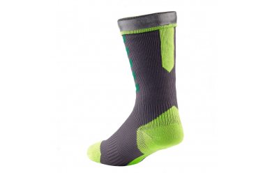 SealSkinz Mtb Thin Mid With Hydrostop Lime / Велоноски