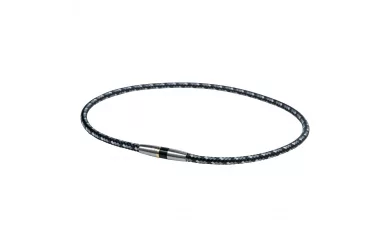 Phiten Rakuwa Necklace X50 High-end III Black White Gray / Ожерелье 