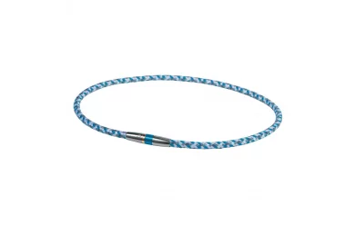 Phiten Rakuwa Necklace X50 High-end III White Gray Blue / Ожерелье