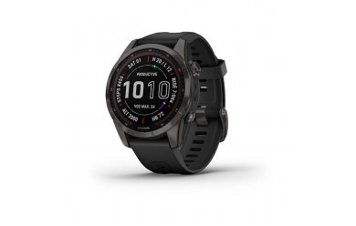 Garmin Fenix 7s Sapphire Solar титановый угольно-серый DLC / Спортивные часы