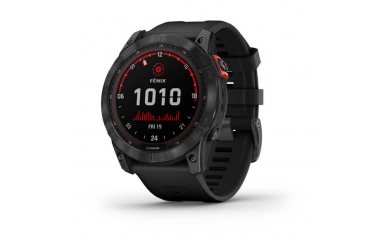 Garmin Fenix 7X Solar серый с черным ремешком / Спортивные часы