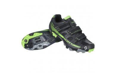 Scott Mtb Comp Black\Neon Green / Мужские велотуфли для МТБ