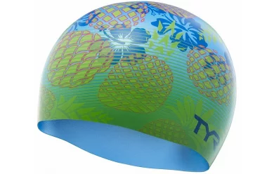 TYR Pineapple Fade Swim Cap / Шапочка для плавания