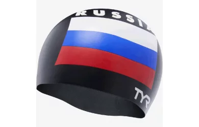 TYR Russia Silicone Swim Cap / Шапочка для плавания