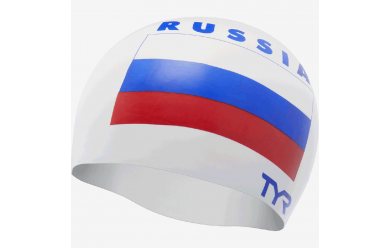 TYR Russia Silicone Swim Cap / Шапочка для плавания