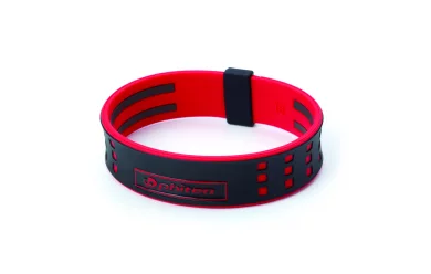 Phiten Rakuwa Bracelet Duo Black Red / Браслет двойной