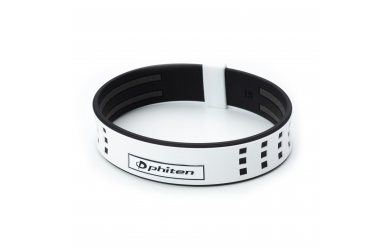 Phiten Rakuwa Bracelet Duo White Black / Браслет двойной