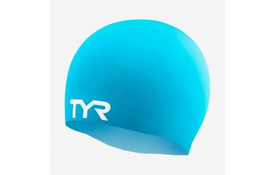 TYR Wrinkle Free Silicone Cap Blue / Шапочка для плавания