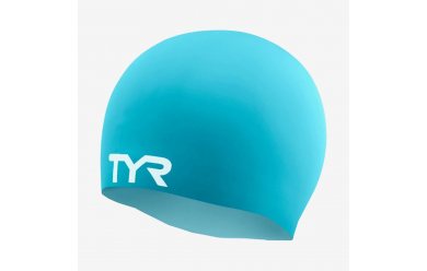 TYR Wrinkle Free Silicone Cap Blue / Шапочка для плавания