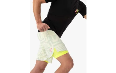 Compressport 2-In-1 Trail Racing - Sugar Ice Print /Шорты
