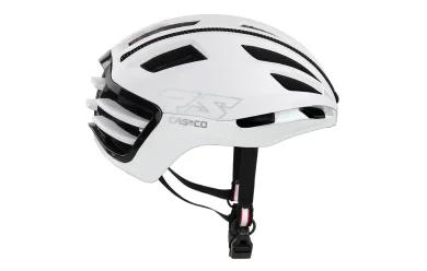 CASCO SPEEDairo2 RACE Pure White Structure / Велосипедный шлем с фотохромным визором