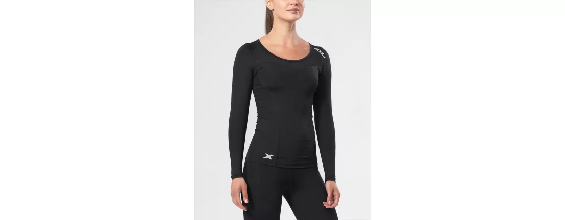 2XU Compression Long Sleeve Top W / Женская компрессионная футболка с длинными рукавами