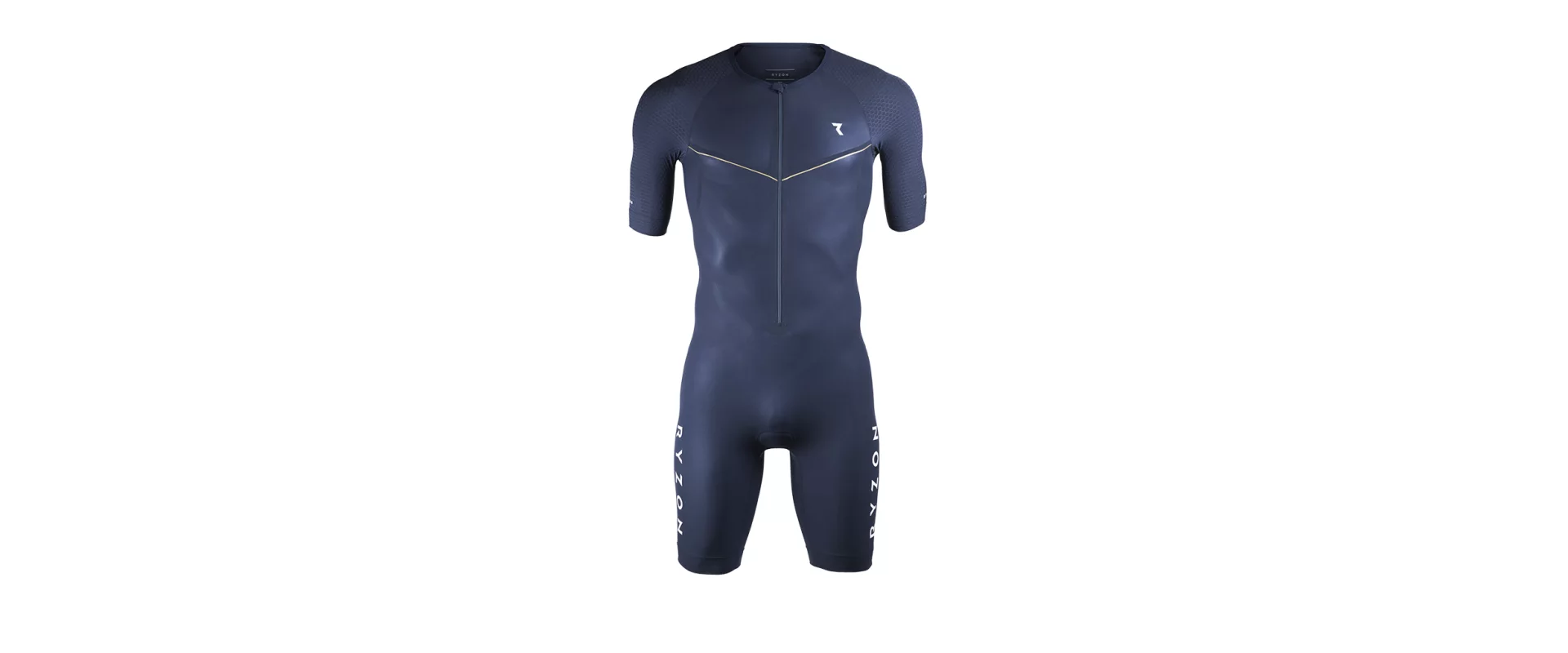 RYZON Myth Aero Sleeve Tri Race Suit Синий  Мужской стартовый костюм с  рукавами RYZON (RYZMASTRSBLU) - купить за 32500 руб.